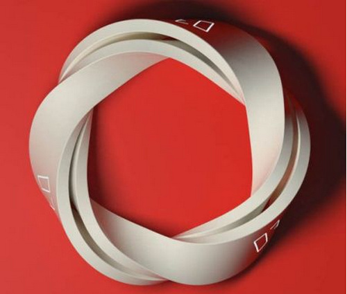 創意生活扭曲的時鐘