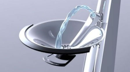 可升降的洗手盆 創(chuàng)意無(wú)比