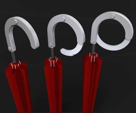 用鑰匙才能拿走的創(chuàng)意雨傘