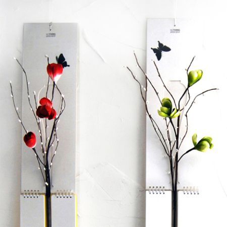 創(chuàng)意家居 花瓶與日歷