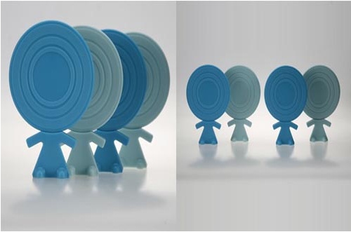 英國創(chuàng)意大頭娃娃杯墊