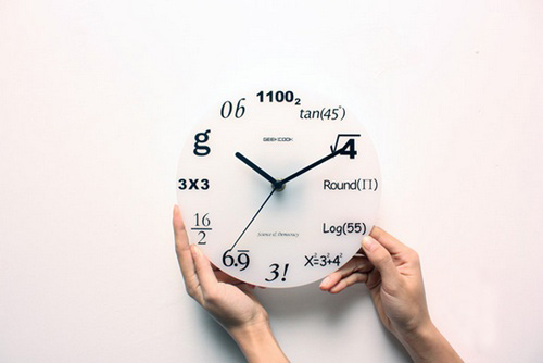 創(chuàng)意掛鐘 捕捉時間的影子