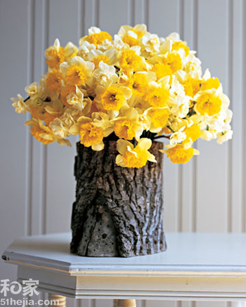 回歸自然樹木造型的裝飾花盆(三)