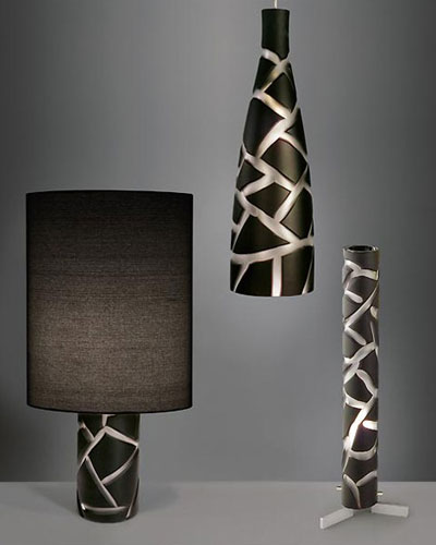 新奇家居 斑馬條紋的時(shí)尚燈具