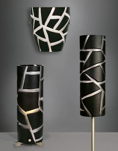 新奇家居斑馬條紋的時(shí)尚燈具