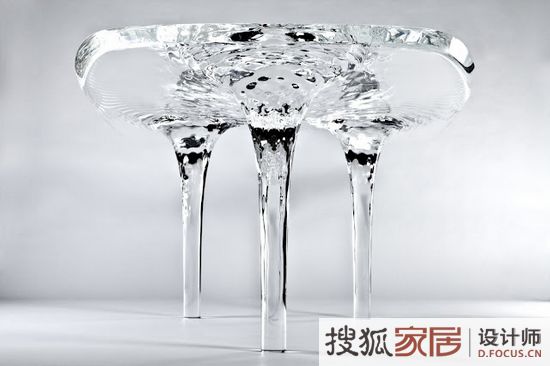 液態(tài)冰川桌冰川樂中悟禪境