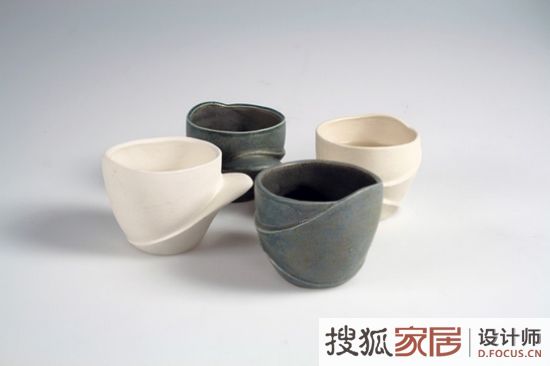 俏皮時尚的“Wavy”茶具設計