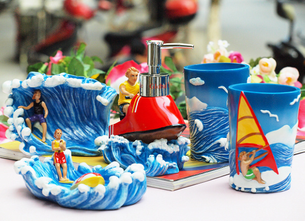 家居用品15款精美樹脂衛浴套件