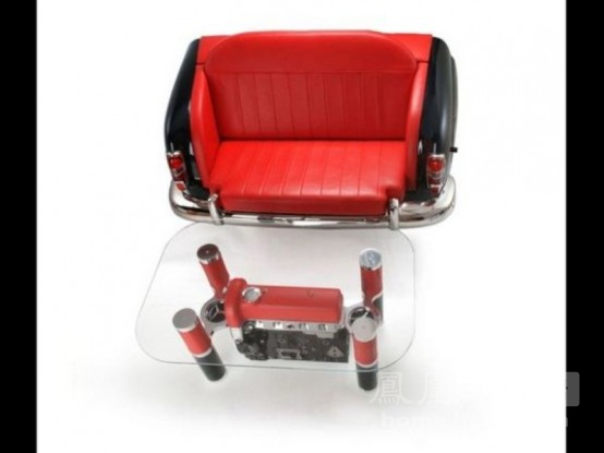 引擎顫動名車造型的沙發套裝(下)