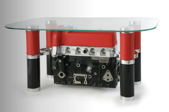 汽車零件組裝而成的新奇家具