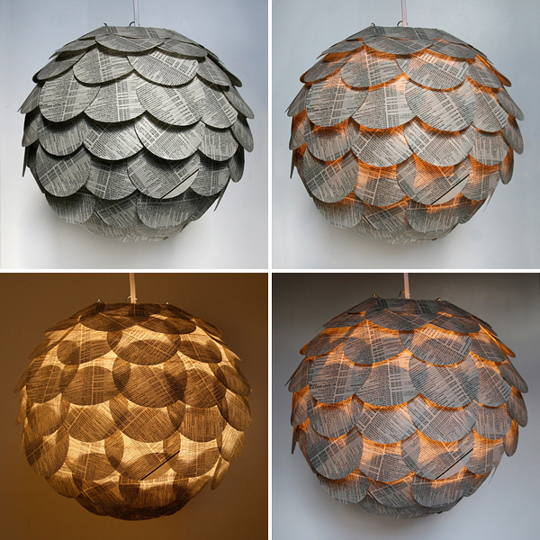 美麗的朝鮮薊吊燈