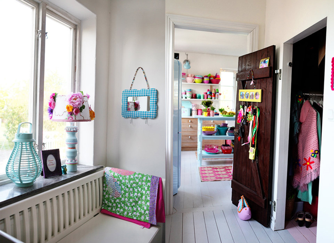 復古風格碎花夢幻糖果色小家