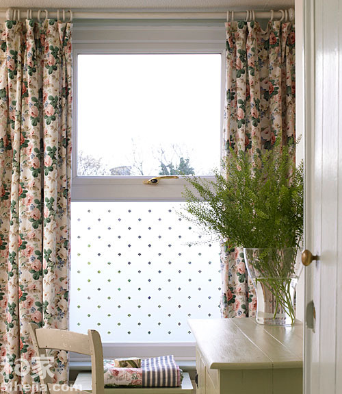 窗上作畫創意磨砂窗貼靈動小窗