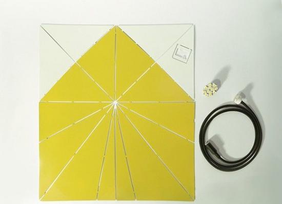 可折疊折紙式臺燈