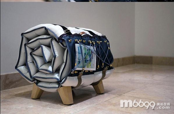 簡約環保的充氣家具設計