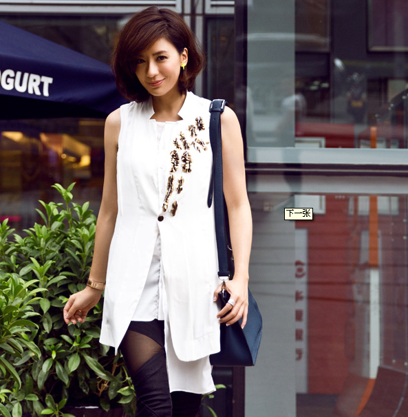 賈靜雯淑女名媛范兒街拍