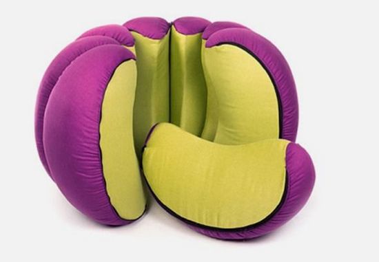 圓球沙發:一人一瓣的懶人沙發