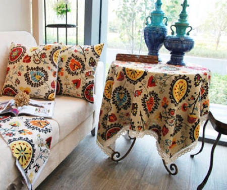 風(fēng)格獨(dú)特刺繡家居陳設(shè)