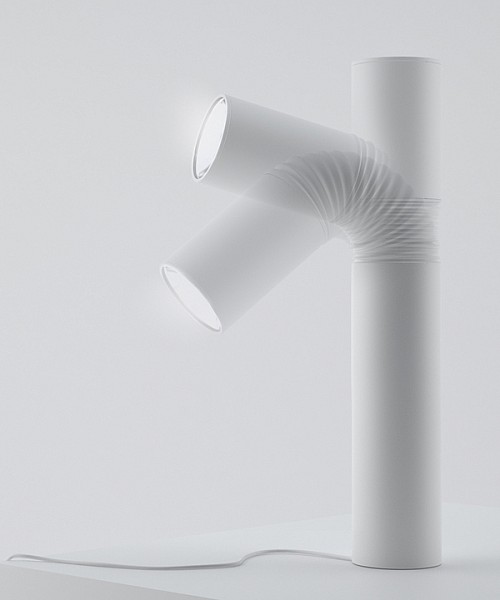 充滿創意的吸管臺燈