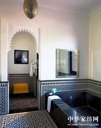 【7】盡享異域風情摩洛哥風格奢華浴室