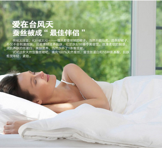 瑞帛家紡:愛在臺風天 蠶絲被成“最佳伴侶”