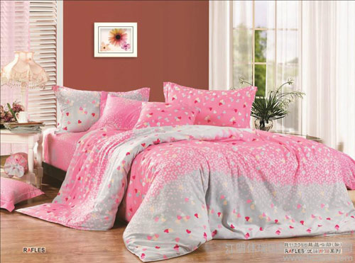 碧海花苑 麥納家紡 全棉斜紋印花四件套