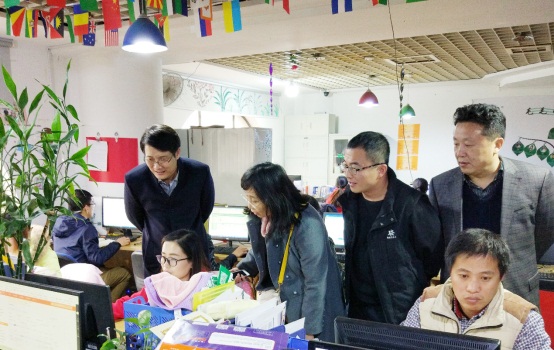 工商局網監局蒞臨毛毛雨家紡調研網絡交易環境凈化