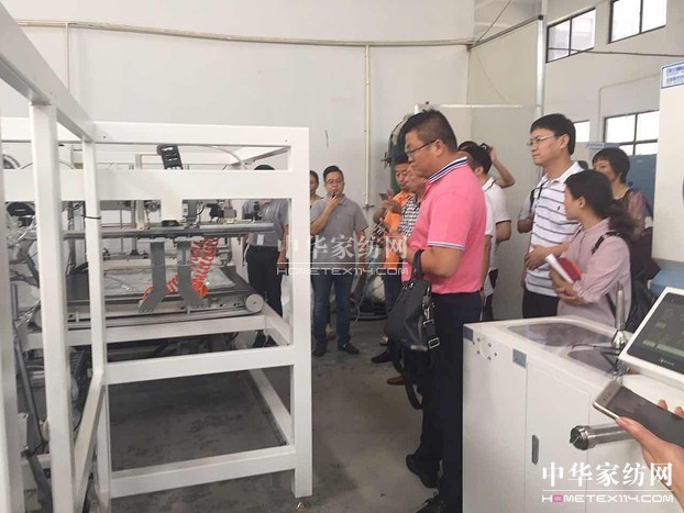 40余位家紡企業代表參觀百聯,找尋家紡自動化整體解決方案