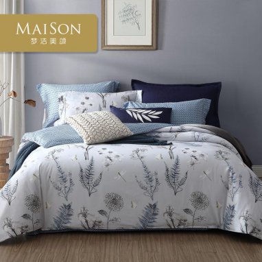 初秋晨曦詩意生活夢潔家紡2017年早秋上新盡在天貓