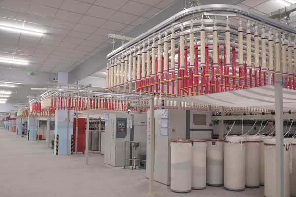 德州華源智能化高性能纖維高端定制生產線正式開工投產