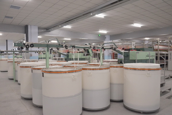 德州華源智能化高性能纖維高端定制生產線正式開工投產